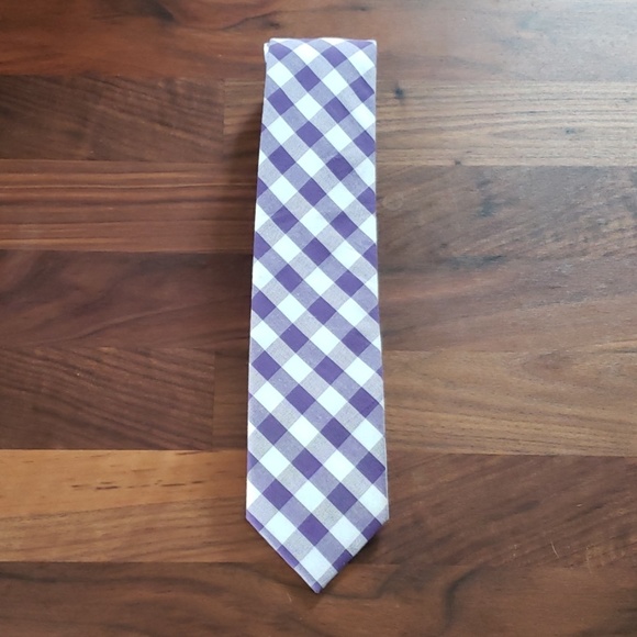 J. Crew Other - J.Crew Purple and White Tie